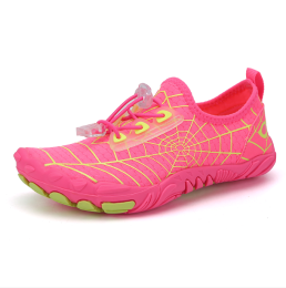 New children's fitness sports shoes outdoor beach swimming shoes upstream stream shoes (Color: Rose Color)