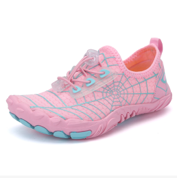 New children's fitness sports shoes outdoor beach swimming shoes upstream stream shoes (Color: Pink)