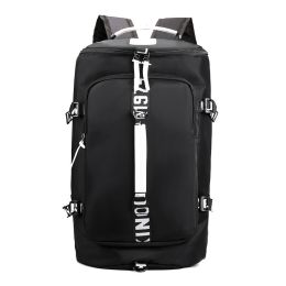 Large Capacity Casual Male and Female Backpack as Travel, Fitness, Mountain Climbing of Bag (Color: BLACK)